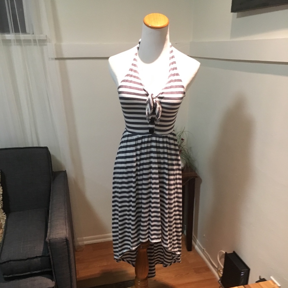 Brand new never worn high low halter top dress